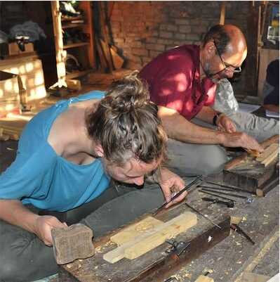 Aliore | Wood craft Workshop at Bhaktapur, in Nepal<br>