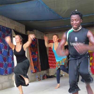 Aliore | Percussions and African dance workshop with the Yelemba company in the Ivory Coast, West Africa